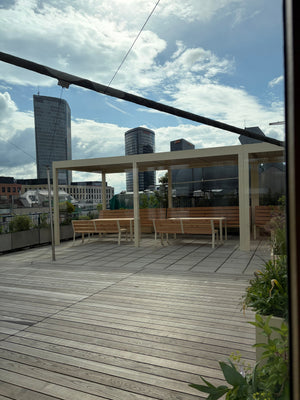 VONDA Sitzgruppen auf der Dachterrasse der ARWAG Holding in Wien